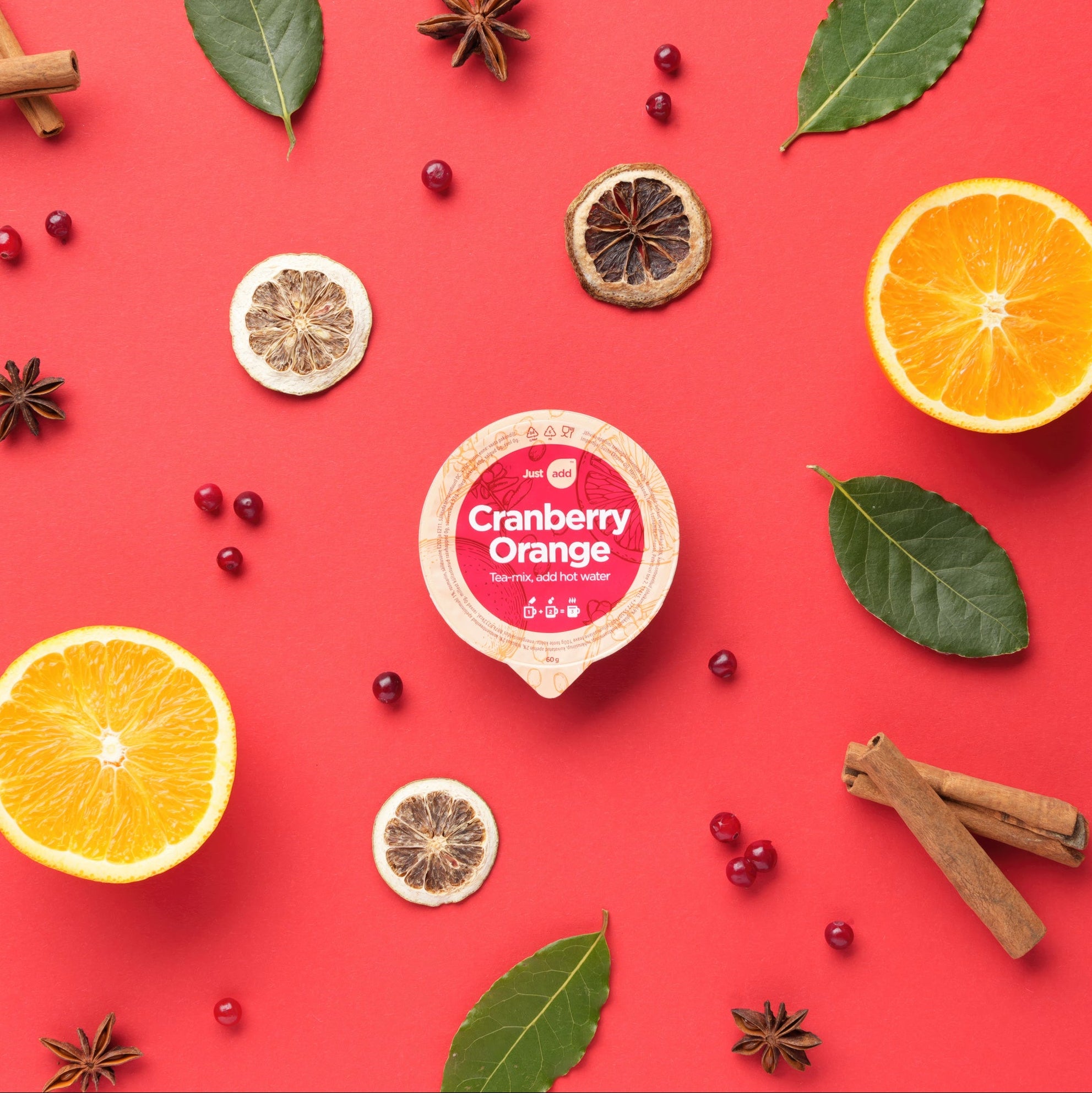 Premium Fruit Chai Infusion - Cranberry Orangen Geschmack