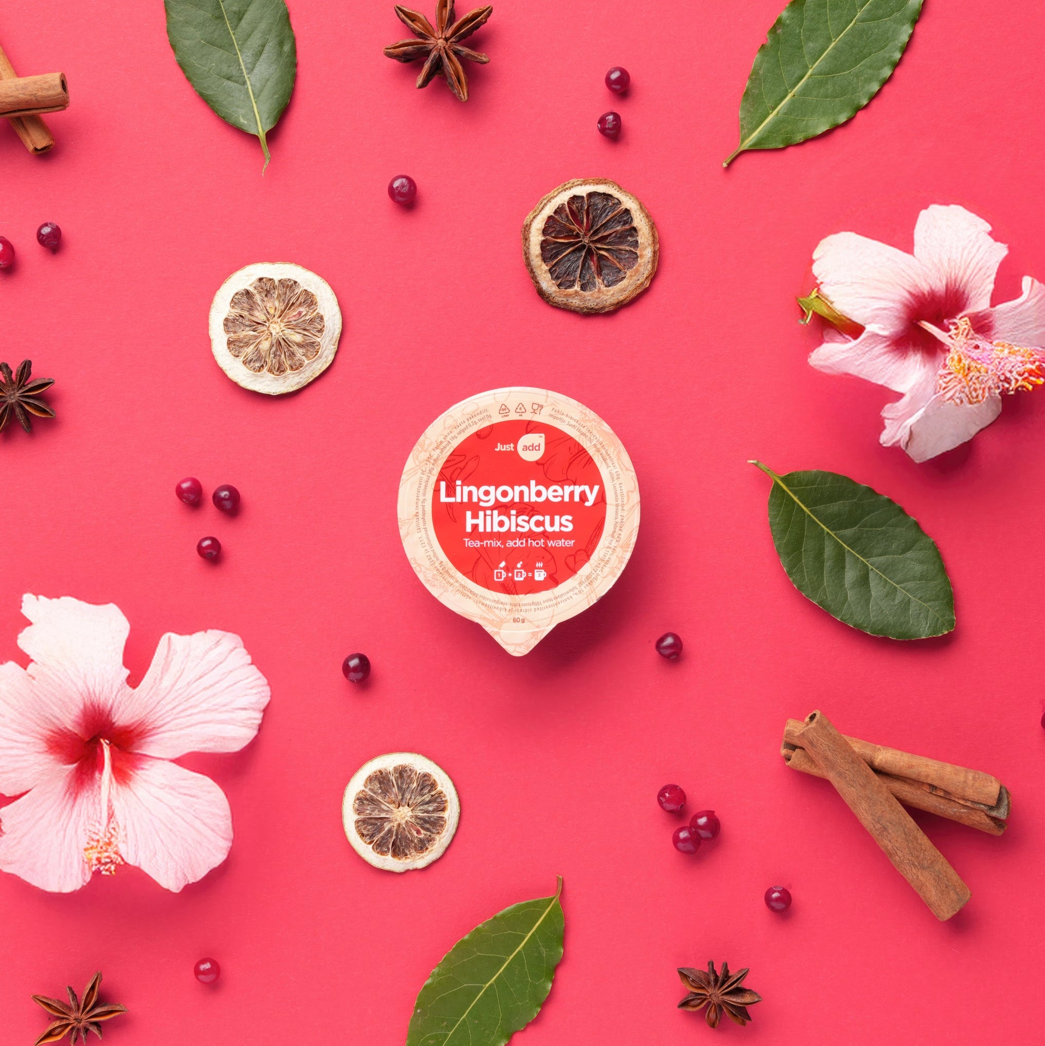 Premium Fruit Chai Infusion - Preiselbeeren Hibiscus Geschmack